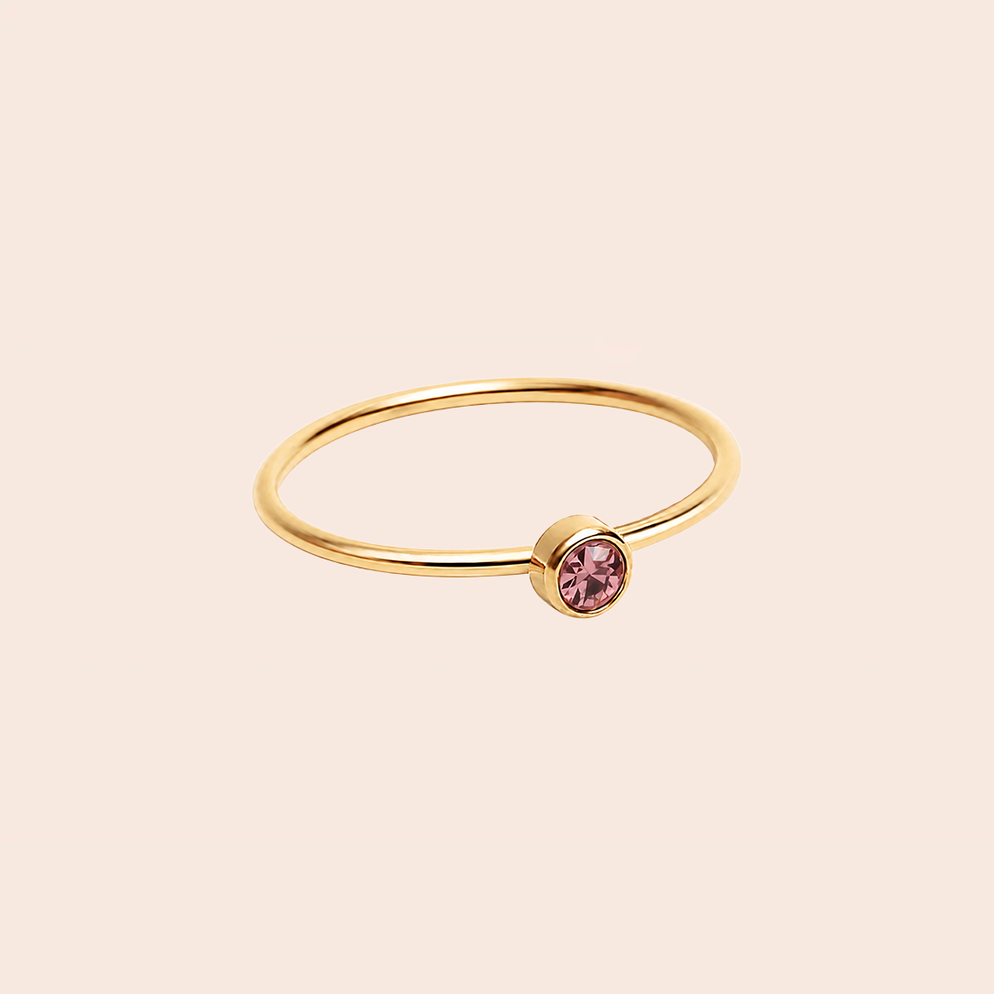 Birthstone Stacking Ring