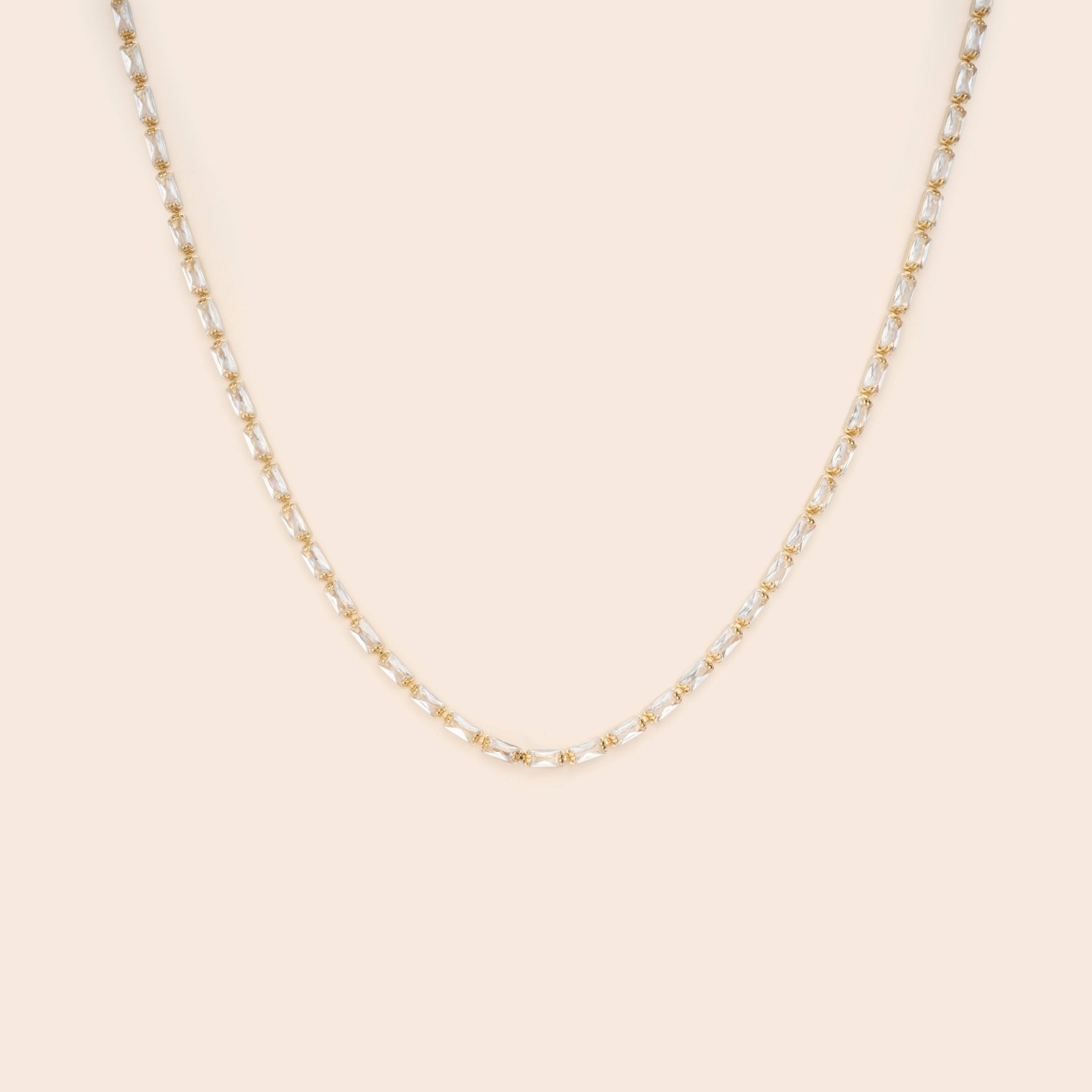 Baguette CZ Necklace - Gemlet