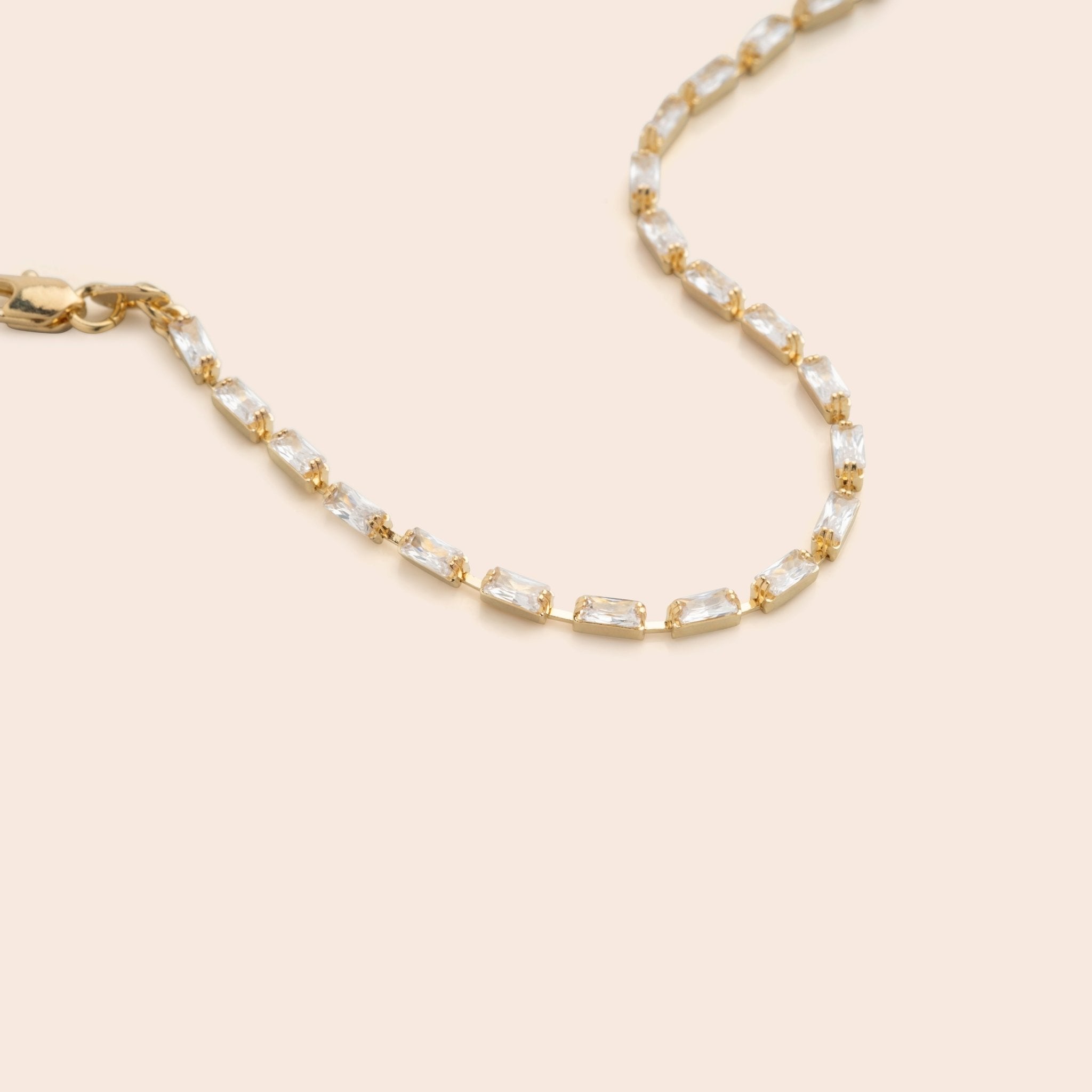 Baguette CZ Necklace - Gemlet