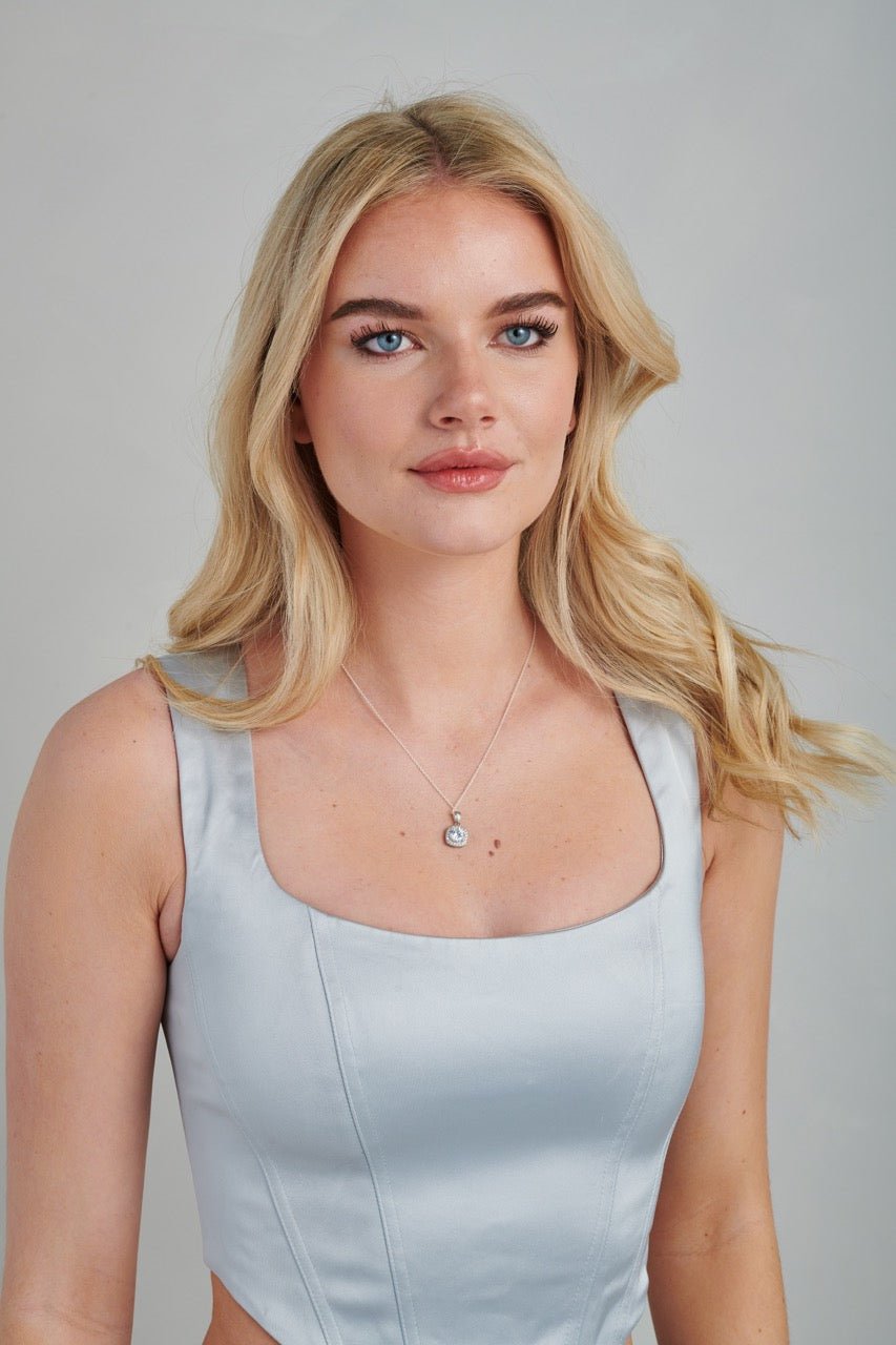 Big CZ Pendant Necklace - Gemlet