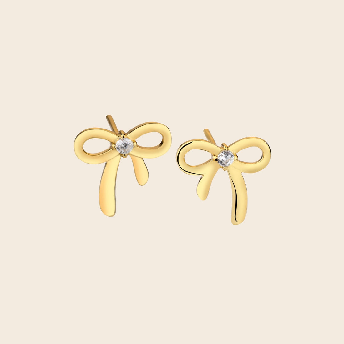Bow CZ Studs - Gemlet