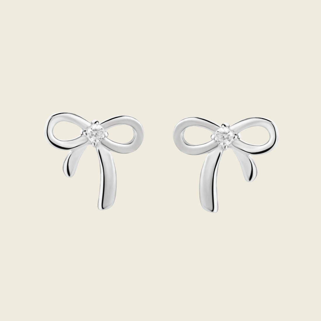 Bow CZ Studs - Gemlet