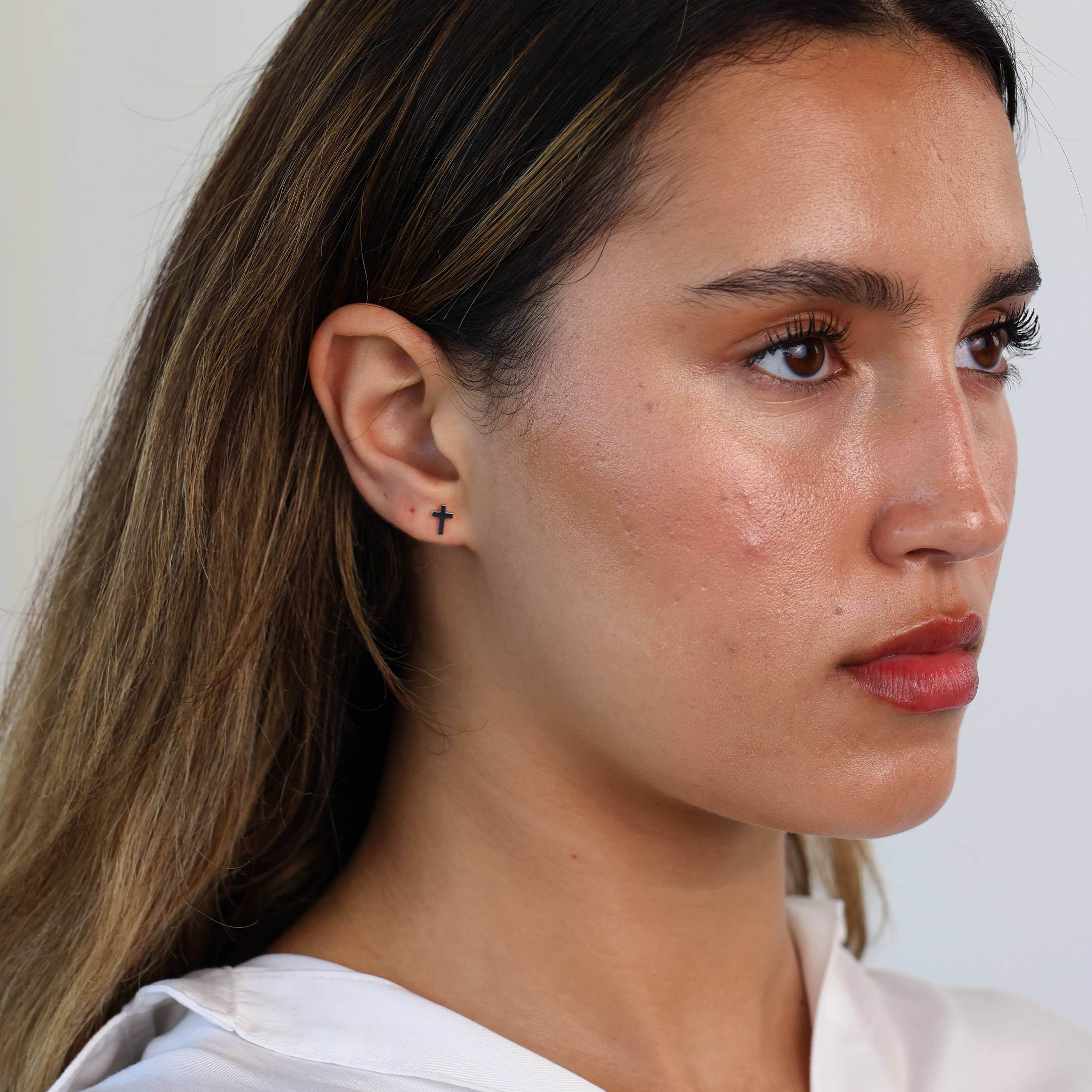 Cross Stud Earrings