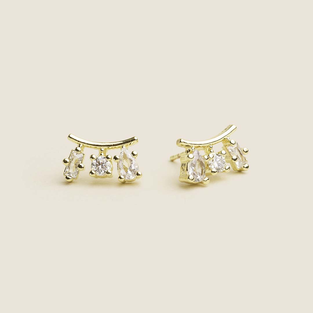 CZ Climber Earrings - Gemlet