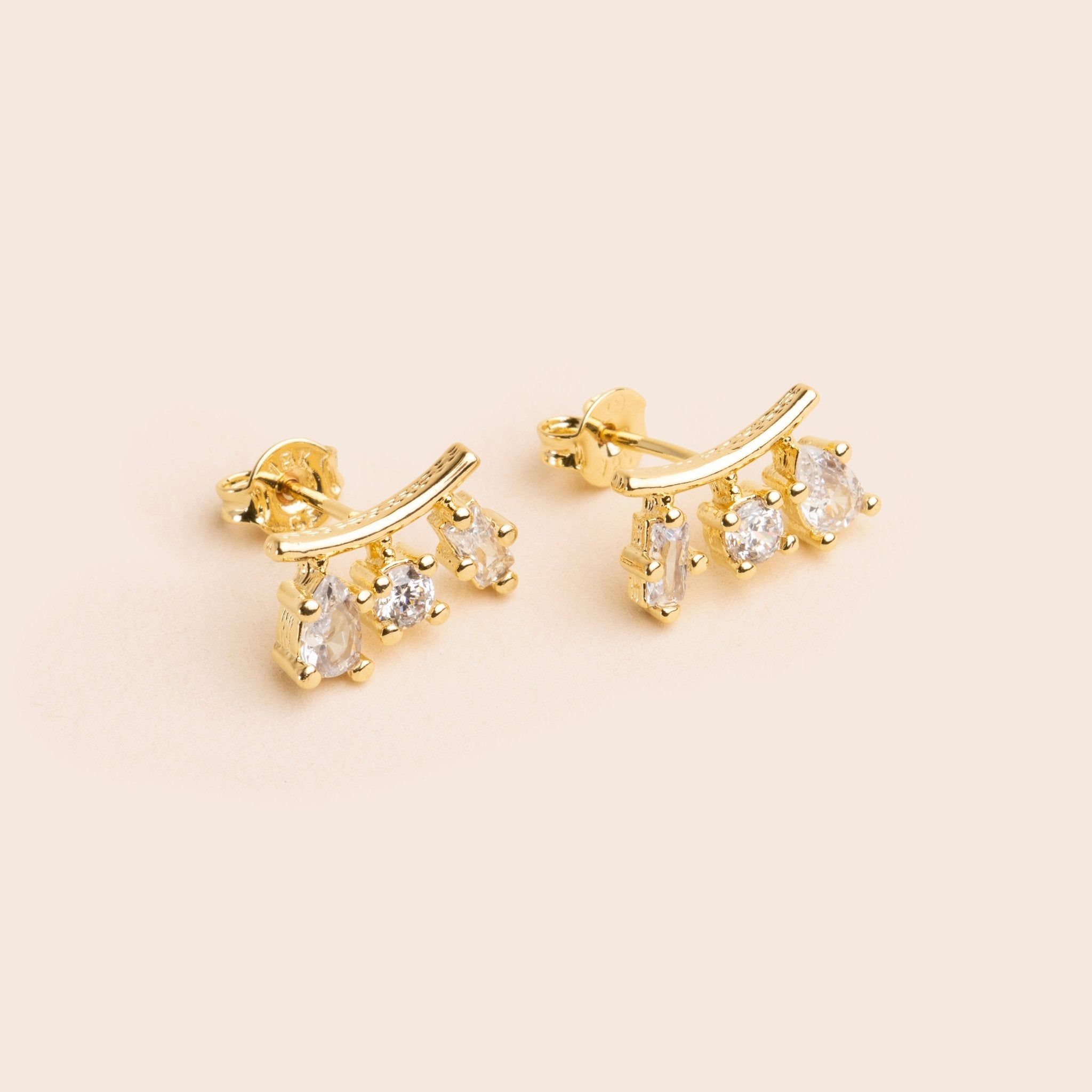 CZ Climber Earrings - Gemlet
