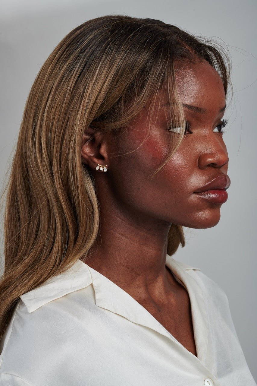 CZ Climber Earrings - Gemlet