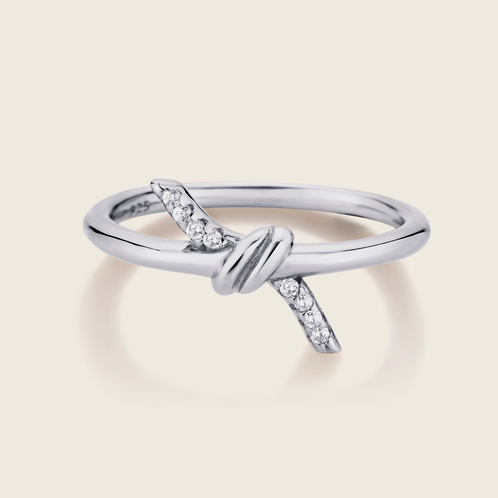 CZ Knot Ring - Gemlet