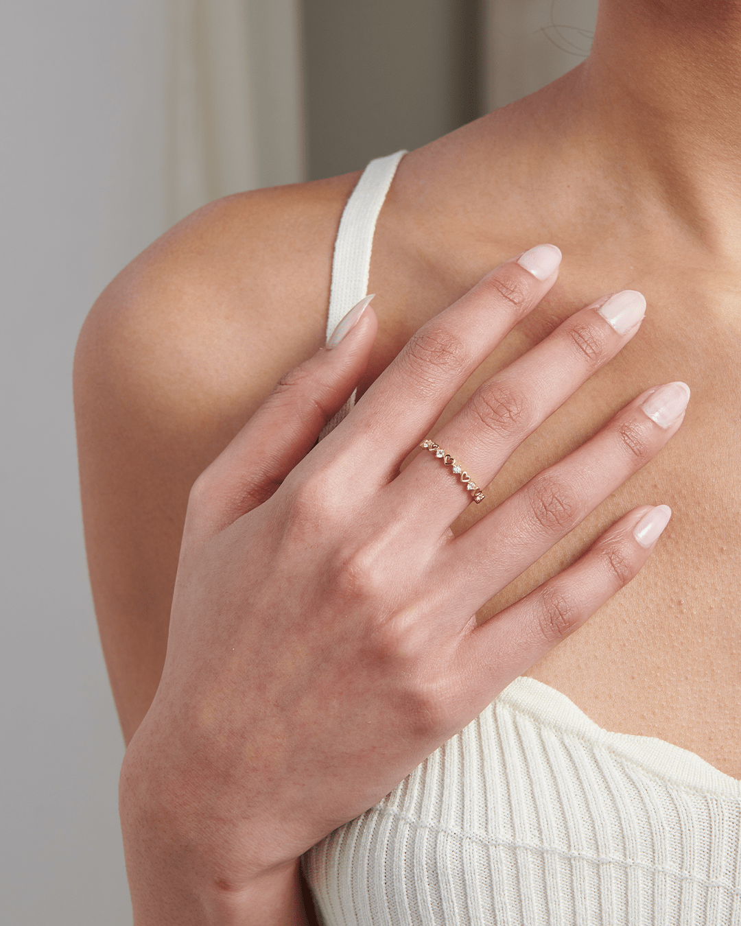 Dainty Hearts Ring - Gemlet