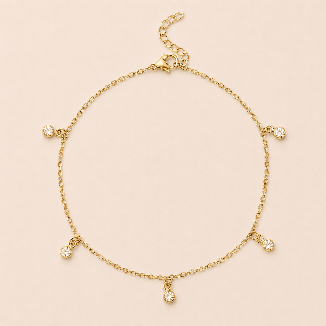 Dangle CZ Anklet (Copy) - Gemlet