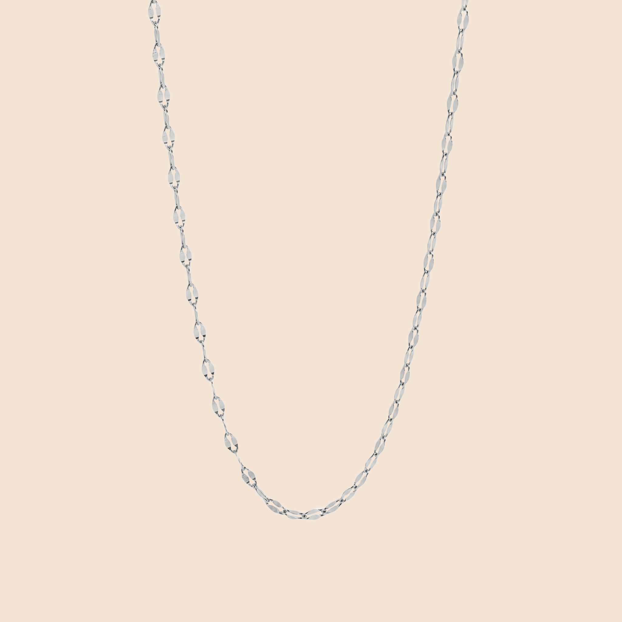 Dapped Oval Chain Necklace - Gemlet