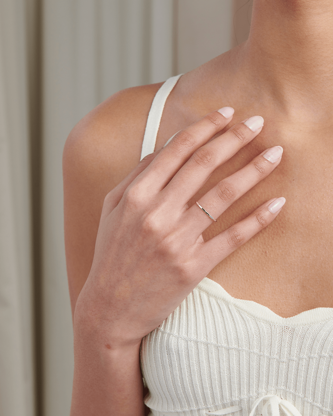 Hammered Ring - Gemlet