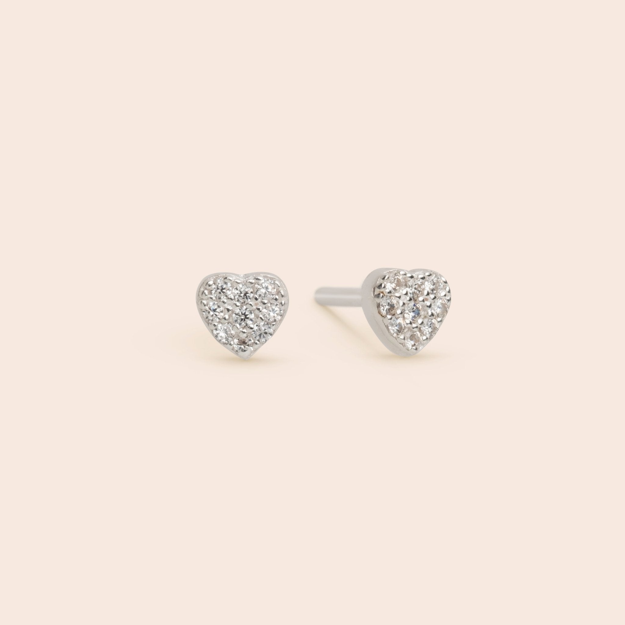 Heart Studs - Gemlet
