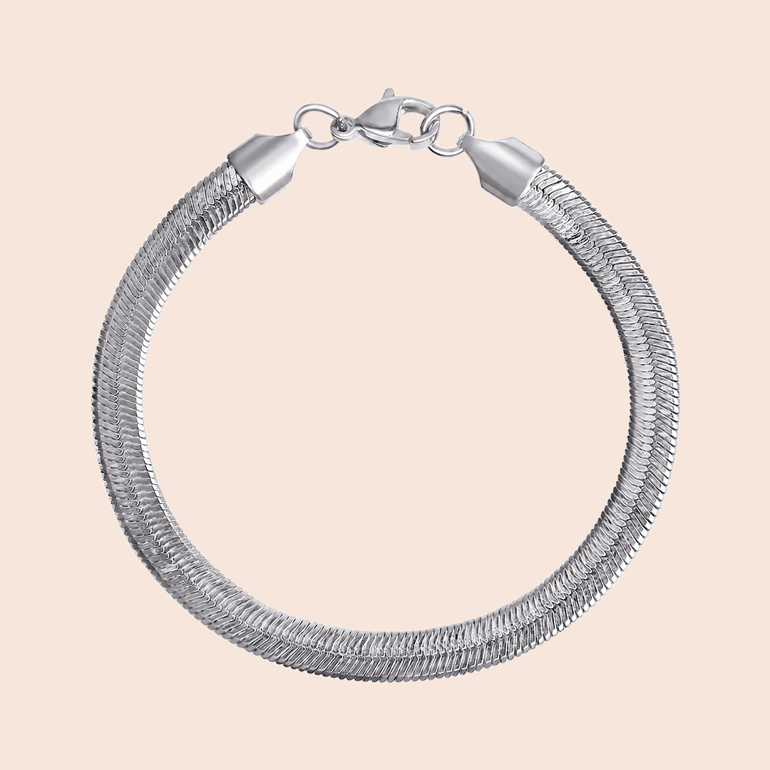 Herringbone Chain Bracelet - Gemlet