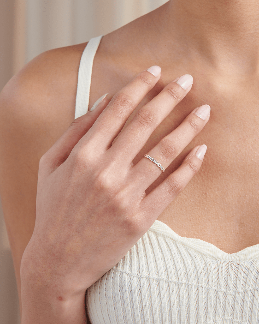 Infinity Twist Ring - Gemlet