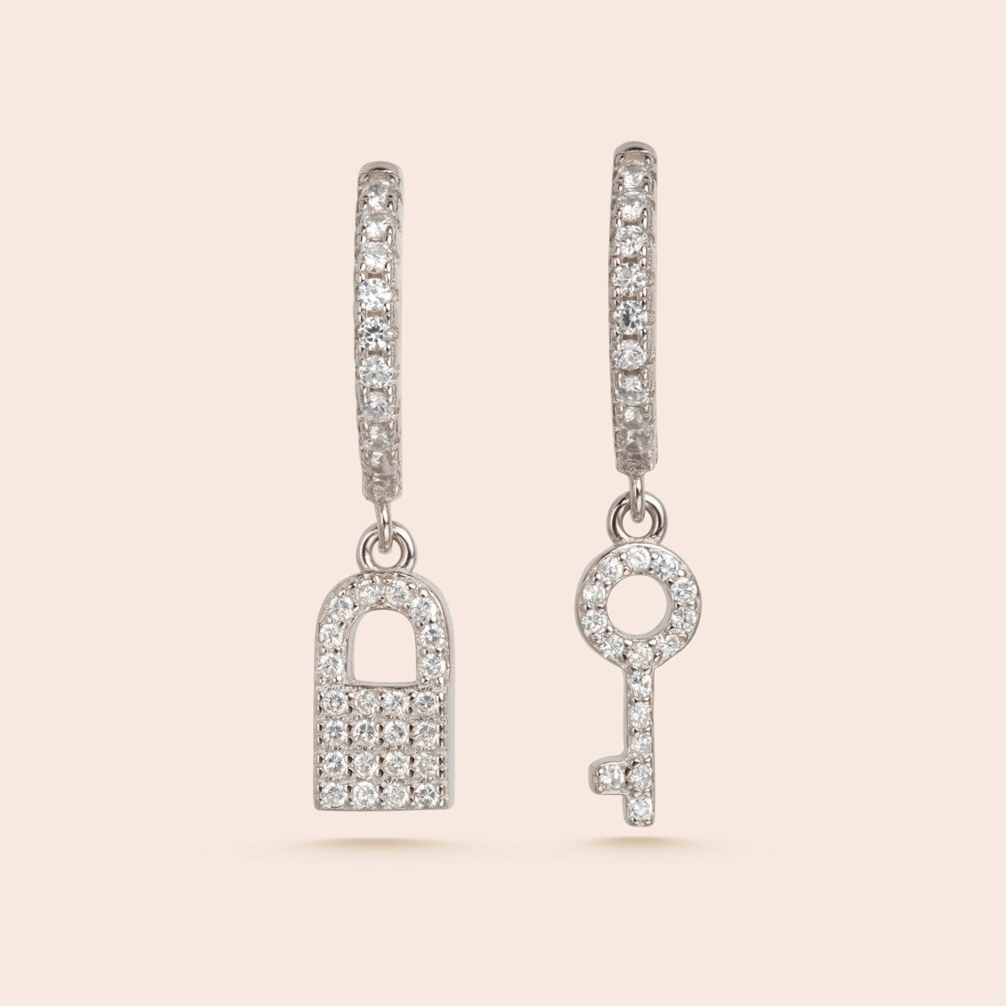 Lock & Key Huggies - Gemlet
