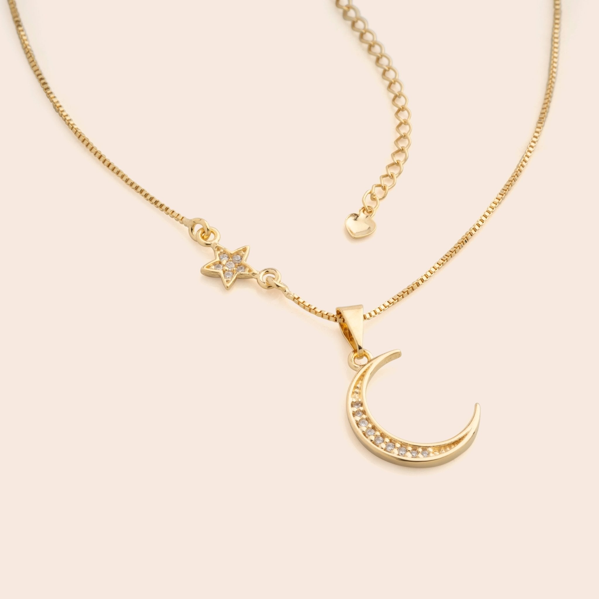 Moon & Stars Necklace - Gemlet