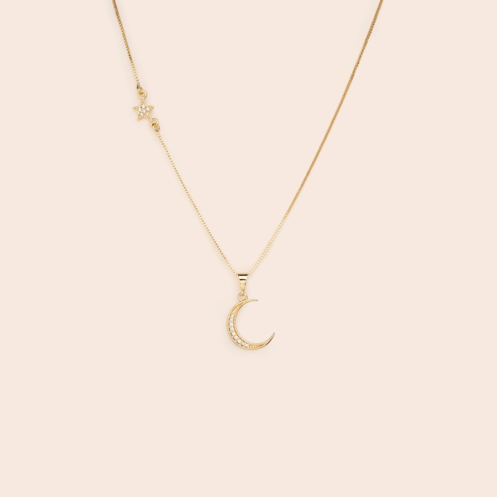 Moon & Stars Necklace - Gemlet