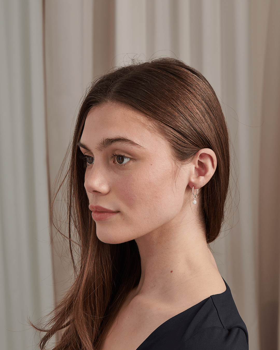 Moonstone Hoops - Gemlet