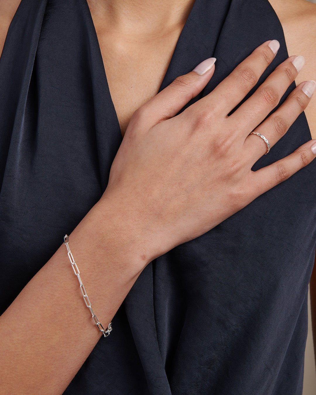 Paperclip Chain Bracelet - Gemlet