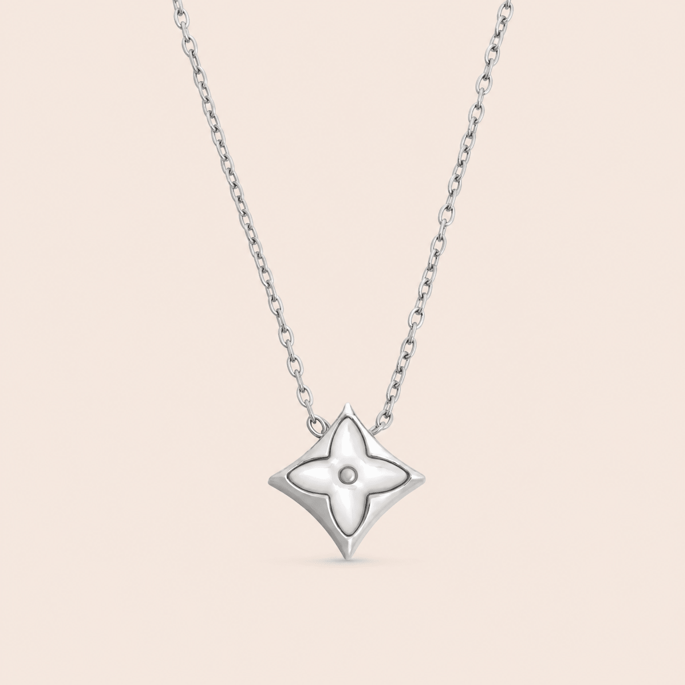Pearl Star Charm Necklace - Gemlet