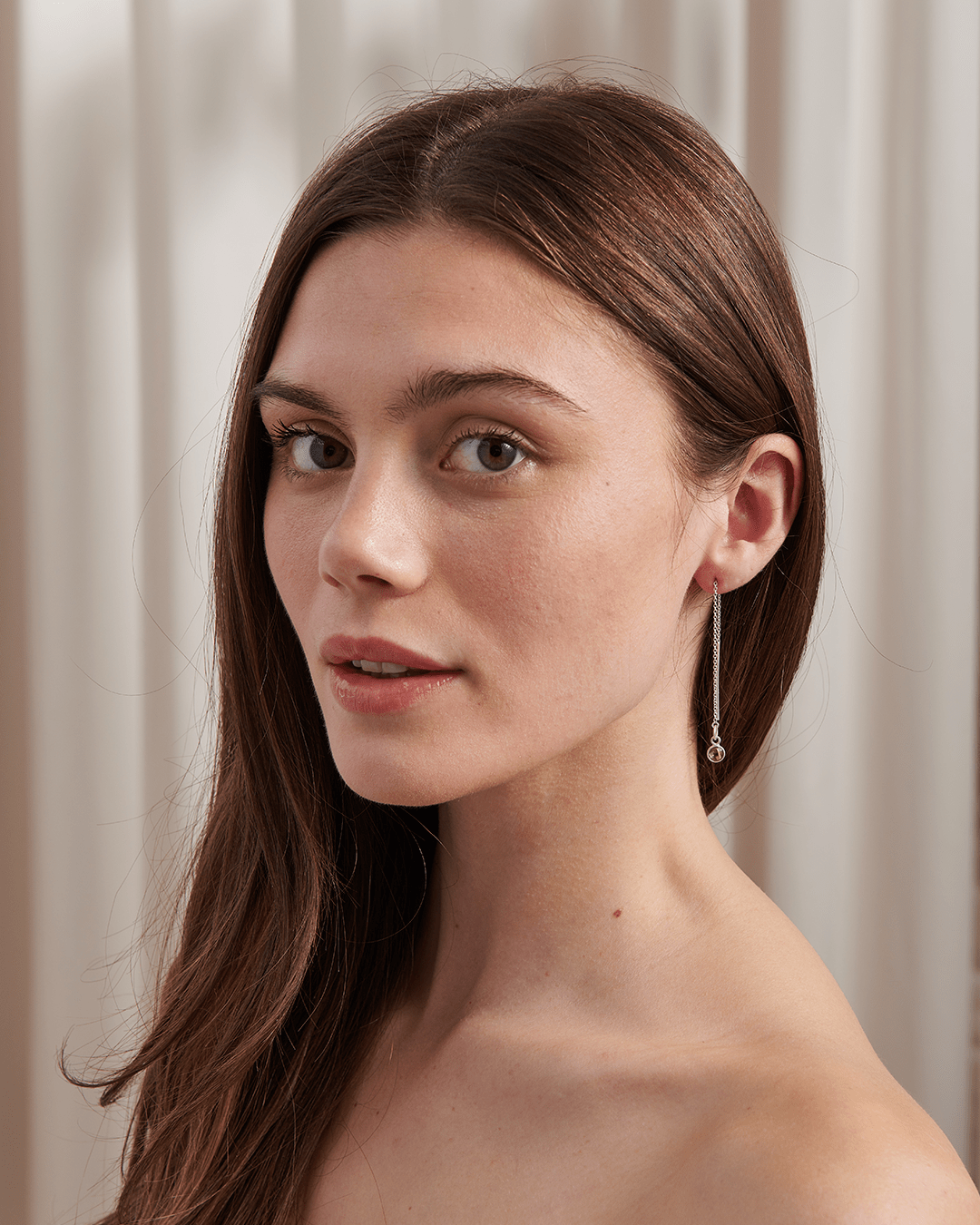 Peridot Threader Earrings - Gemlet