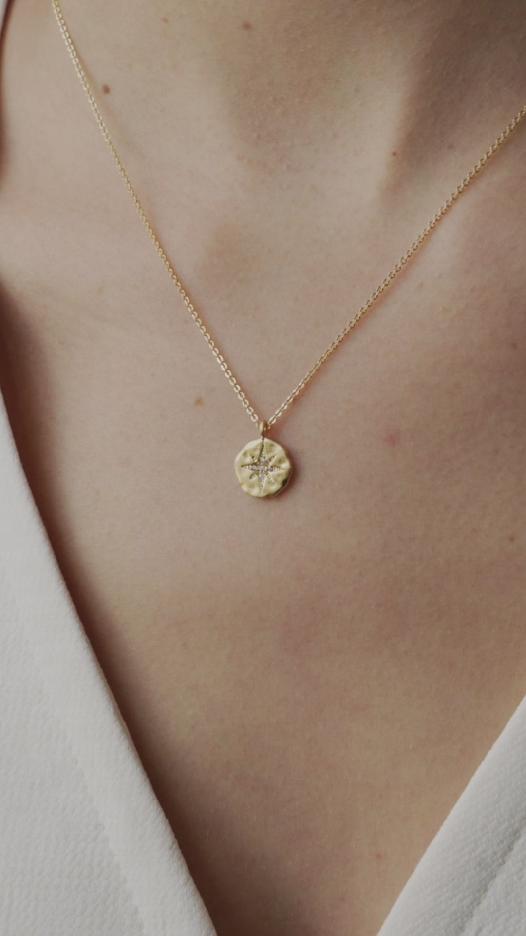 Northern Star Medallion Pendant Necklace