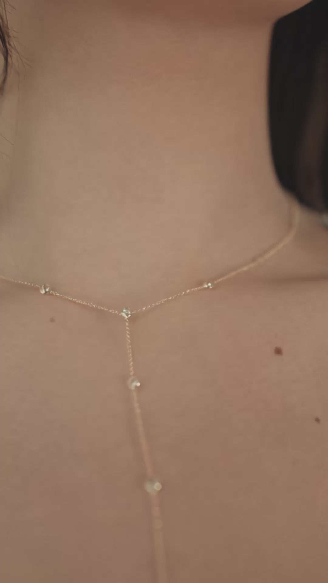 Lariatt CZ Necklace