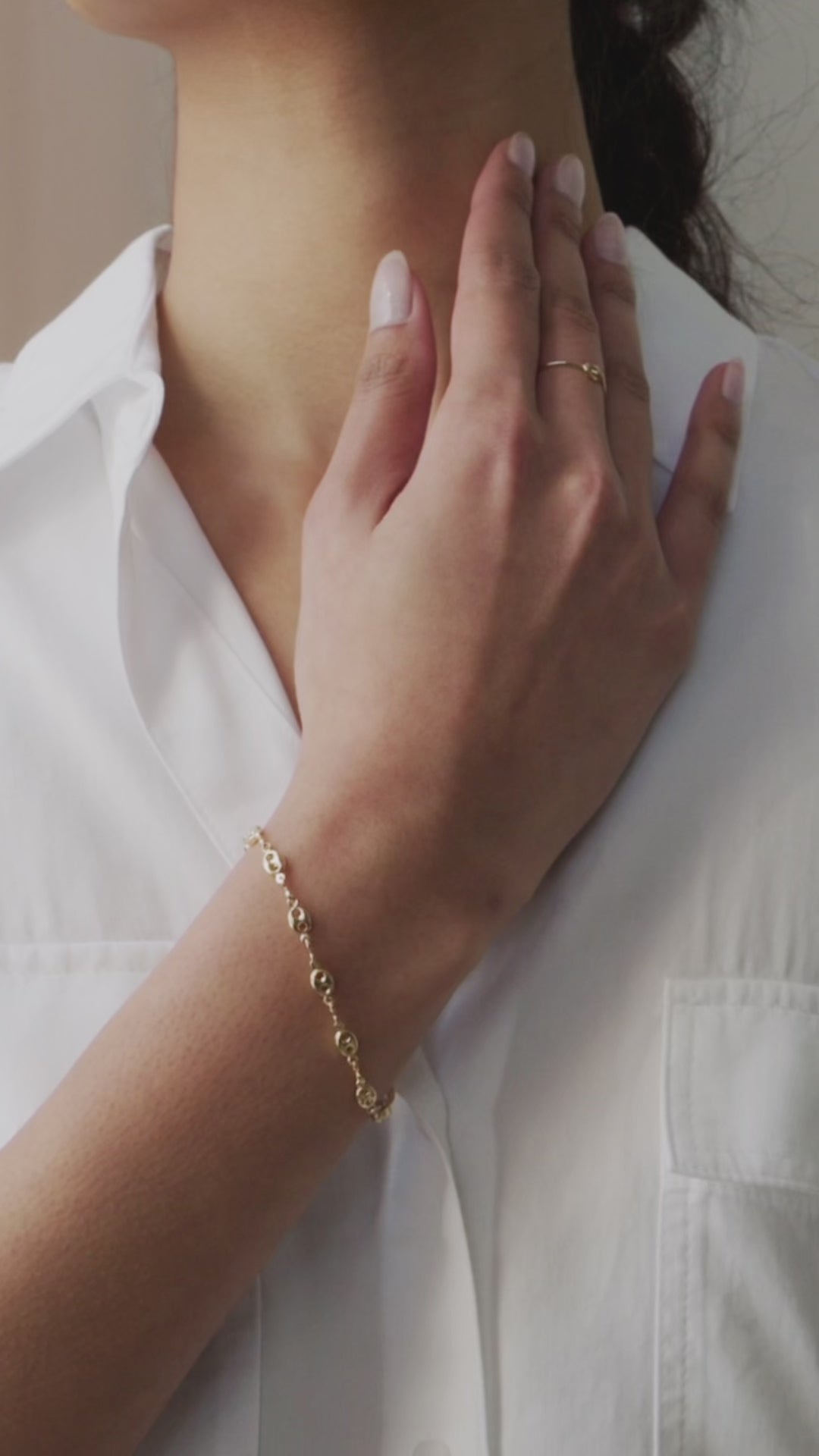 Puffy Mariner Chain Bracelet