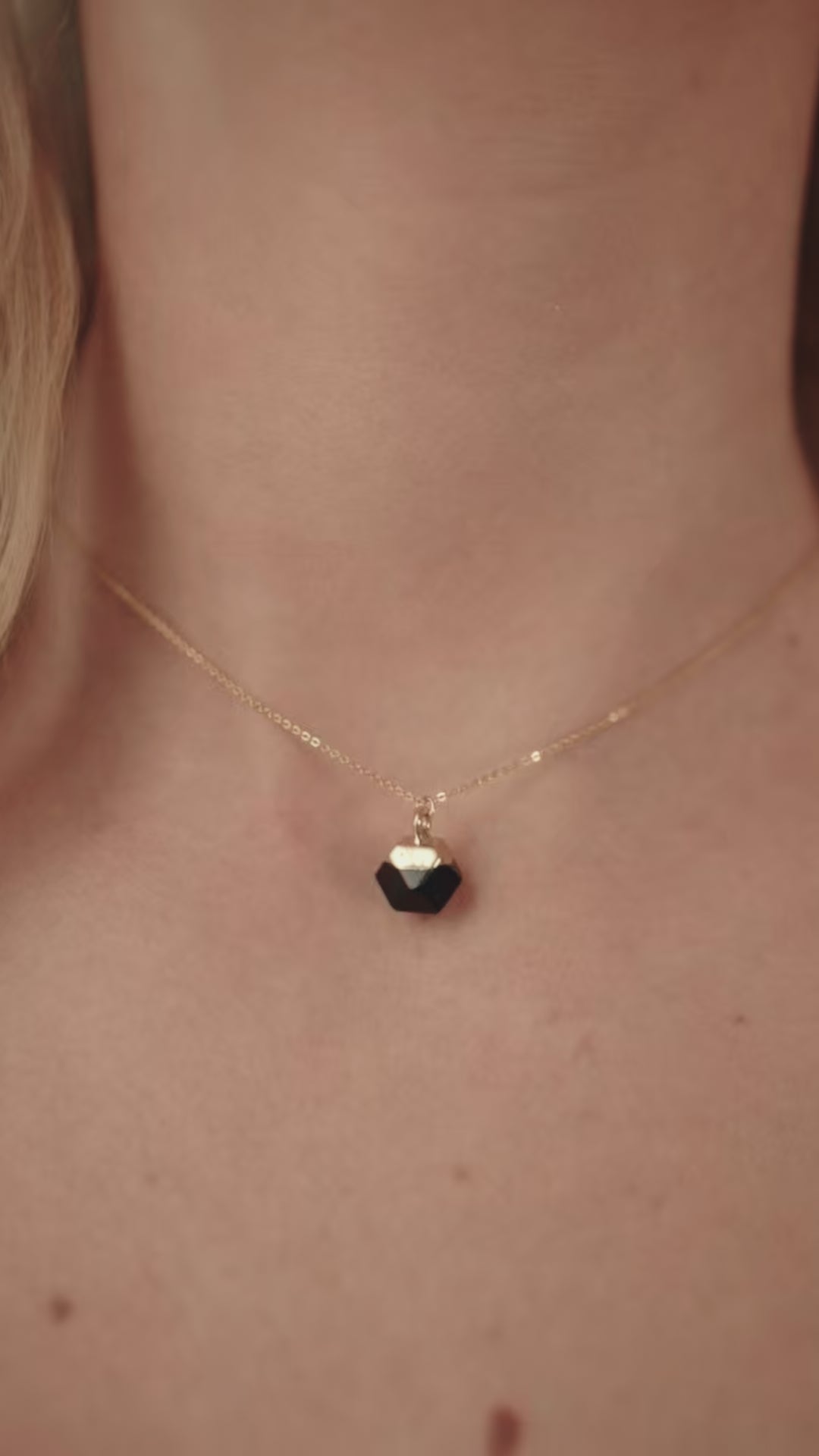 Onyx Nugget Necklace