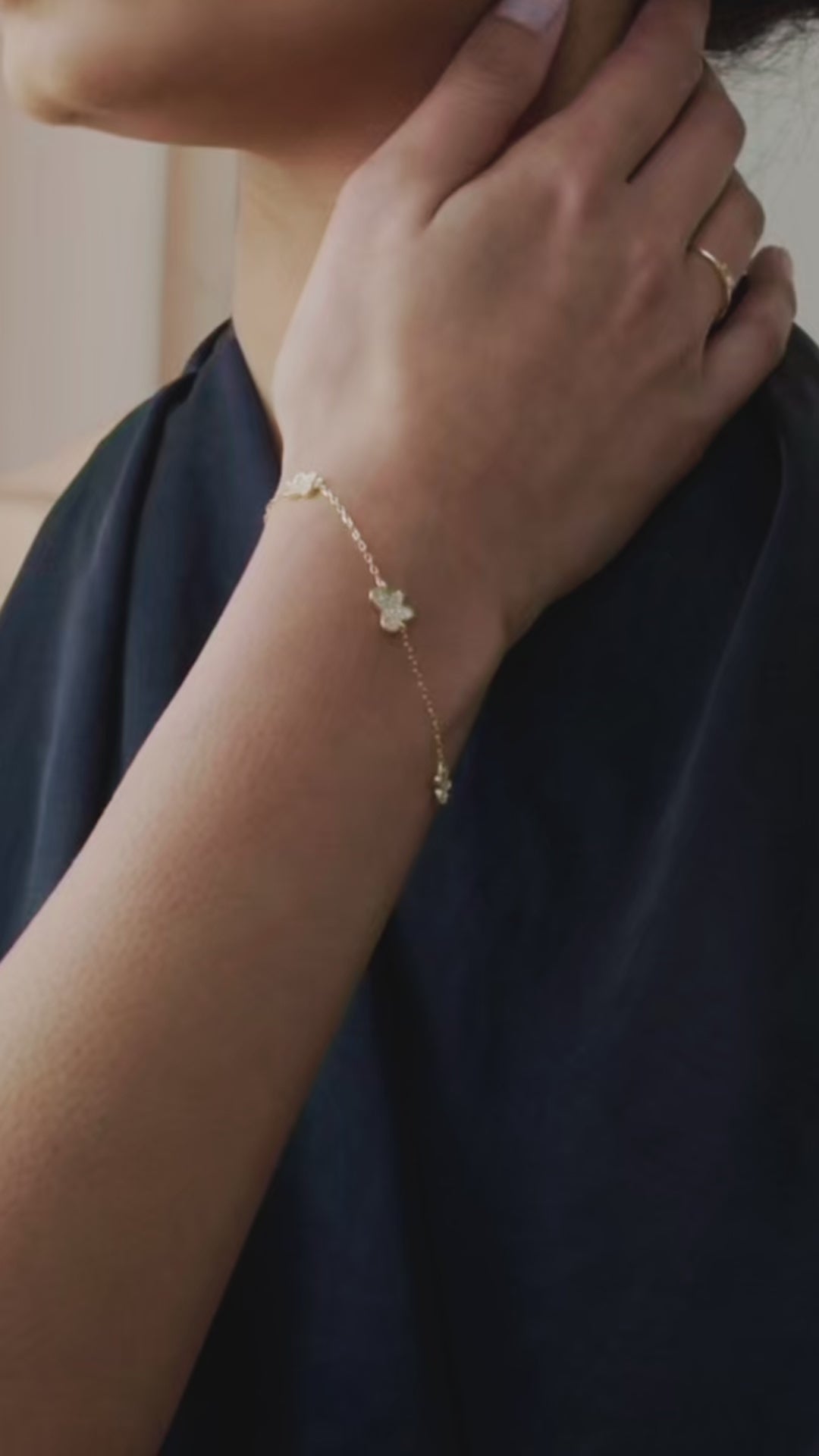 Butterfly Chain Charm Bracelet