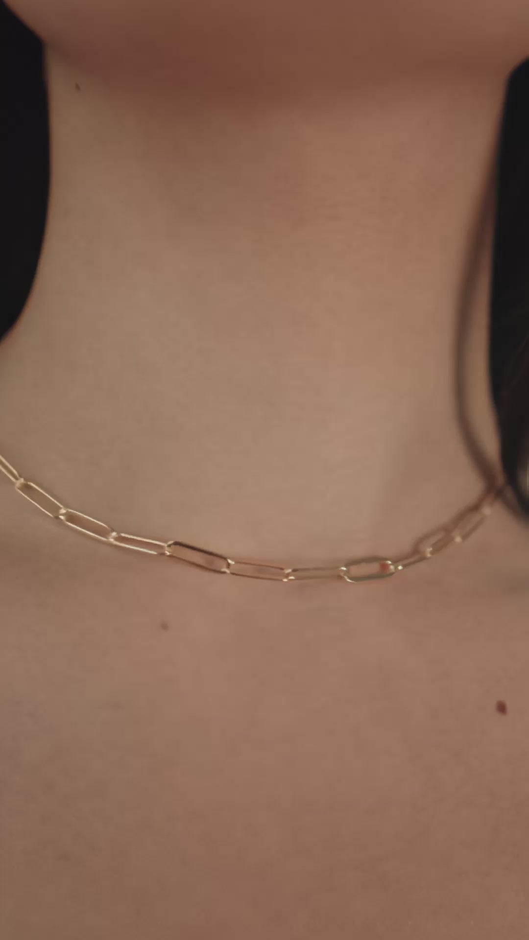 Large Paperclip Chain Necklace