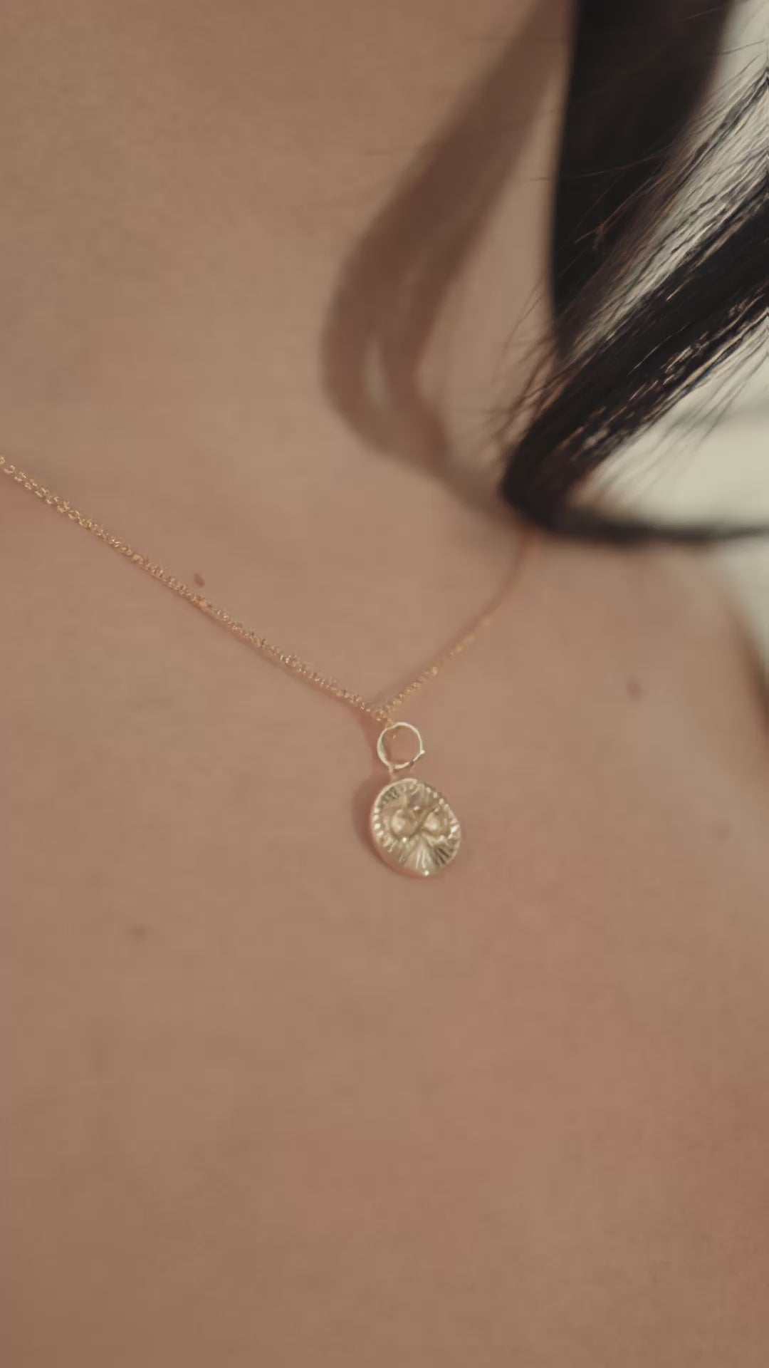 Infinity Medallion Pendant Necklace