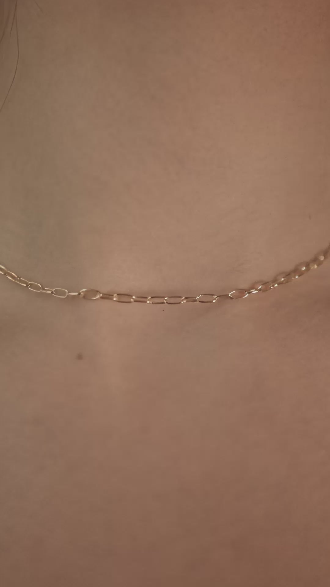 Mini Paperclip Chain Necklace
