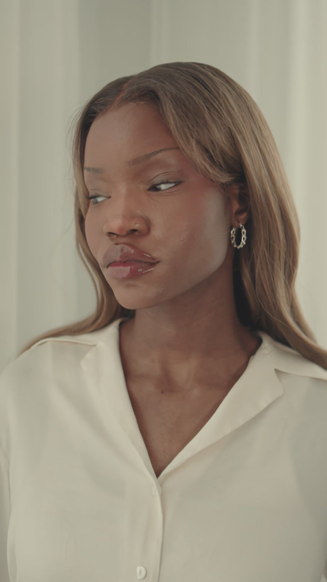 Curved Chain Hoops