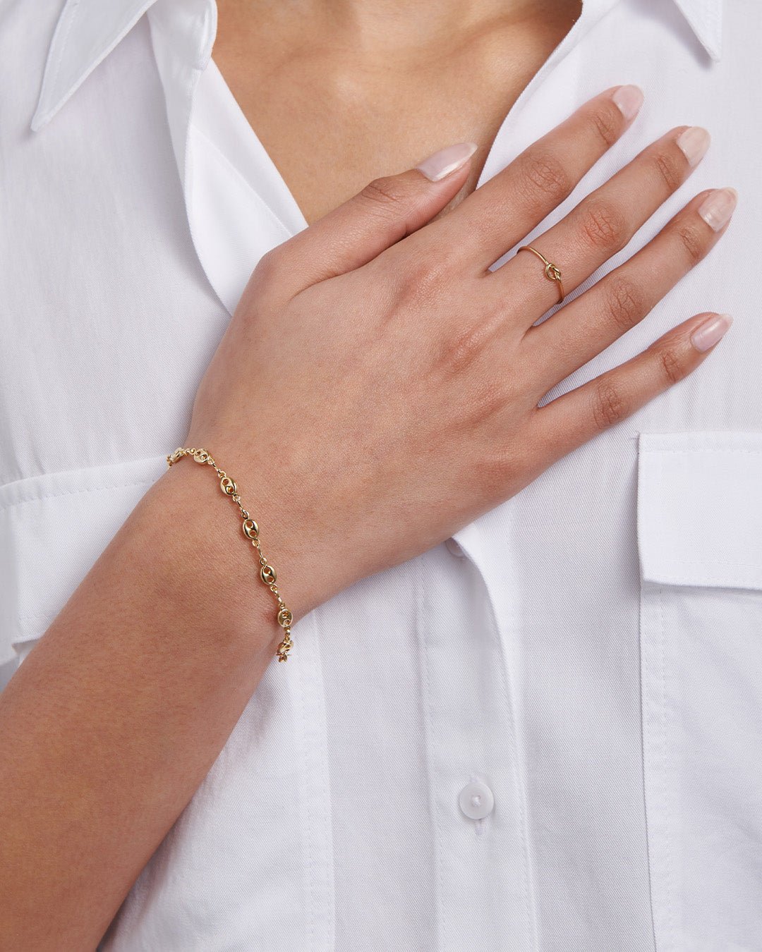 Puffy Mariner Chain Bracelet - Gemlet