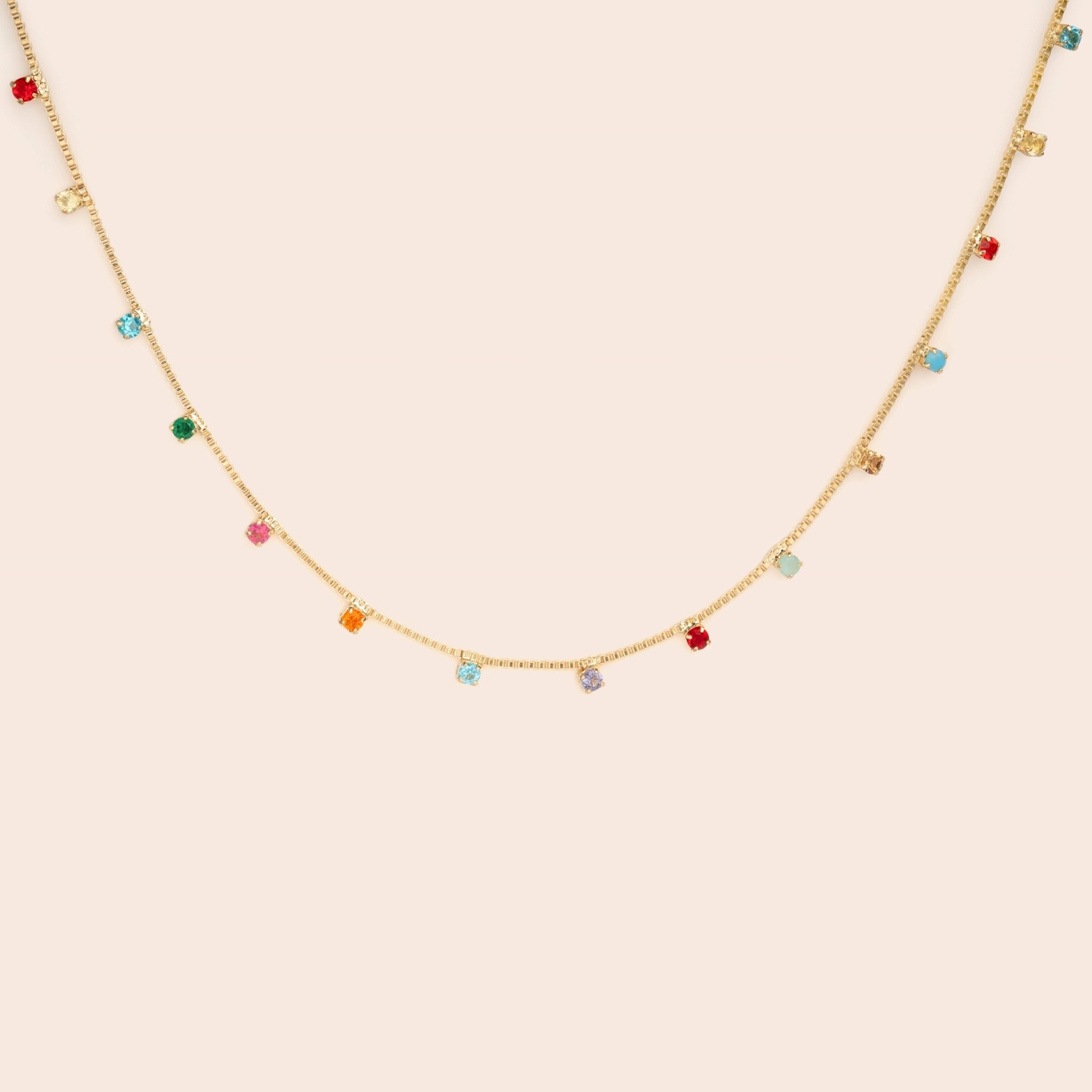 Rainbow CZ Necklace - Gemlet