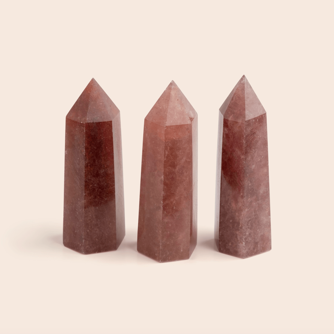 Strawberry Quartz Crystal Towers Strawberry Quartz Crystal Towers