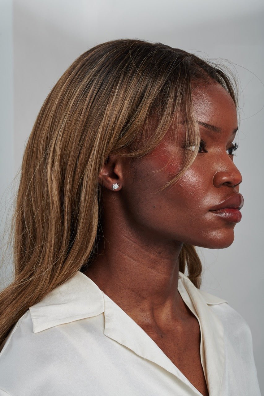 Sun Opal Studs - Gemlet