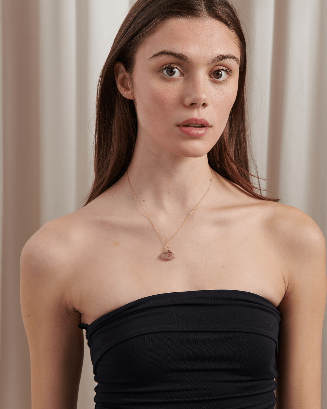 Sunstone Fan Necklace - Gemlet