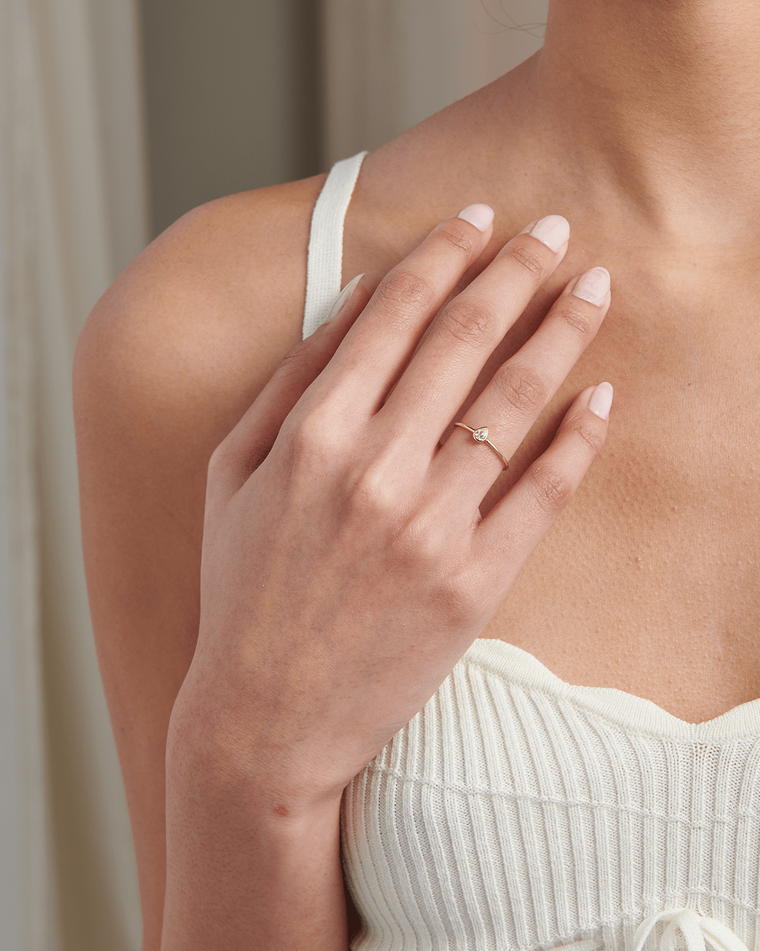 Teardrop Ring - Gemlet