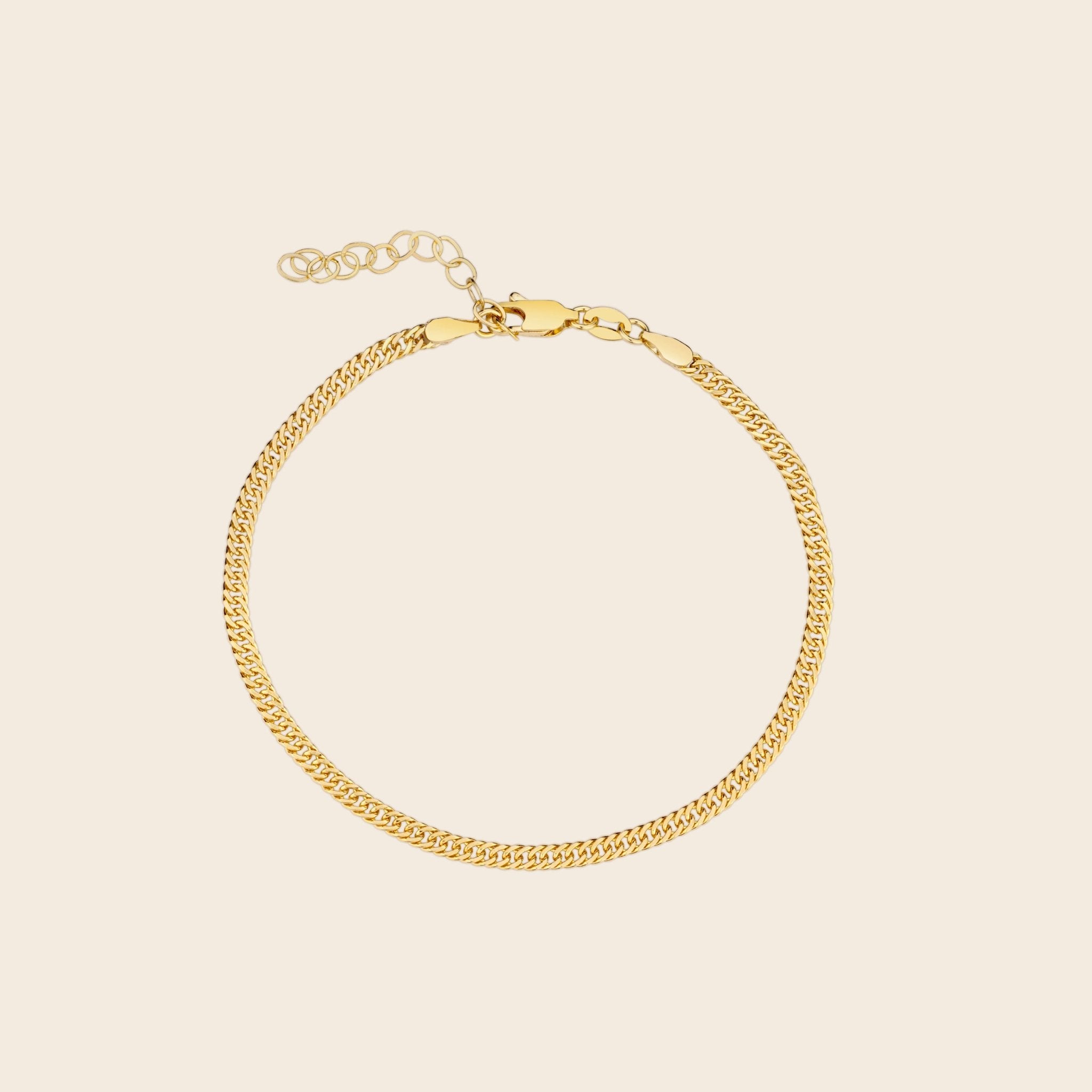 Thick Curb Chain Anklet - Gemlet