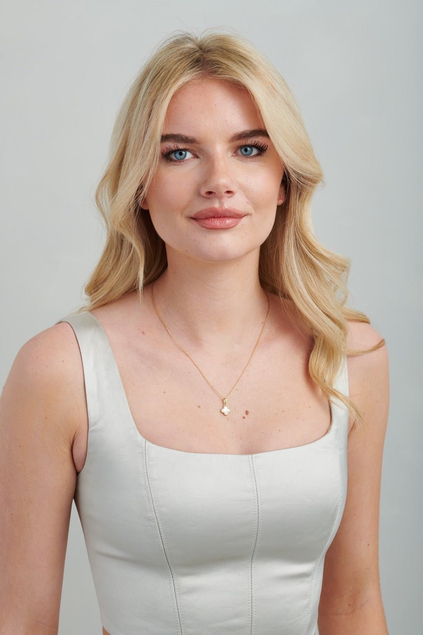 White Clover Pendant Necklace - Gemlet