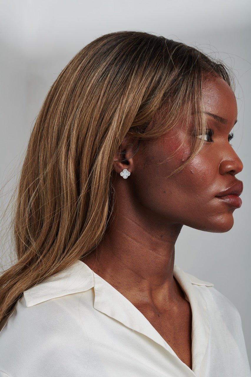 White Clover Studs - Gemlet