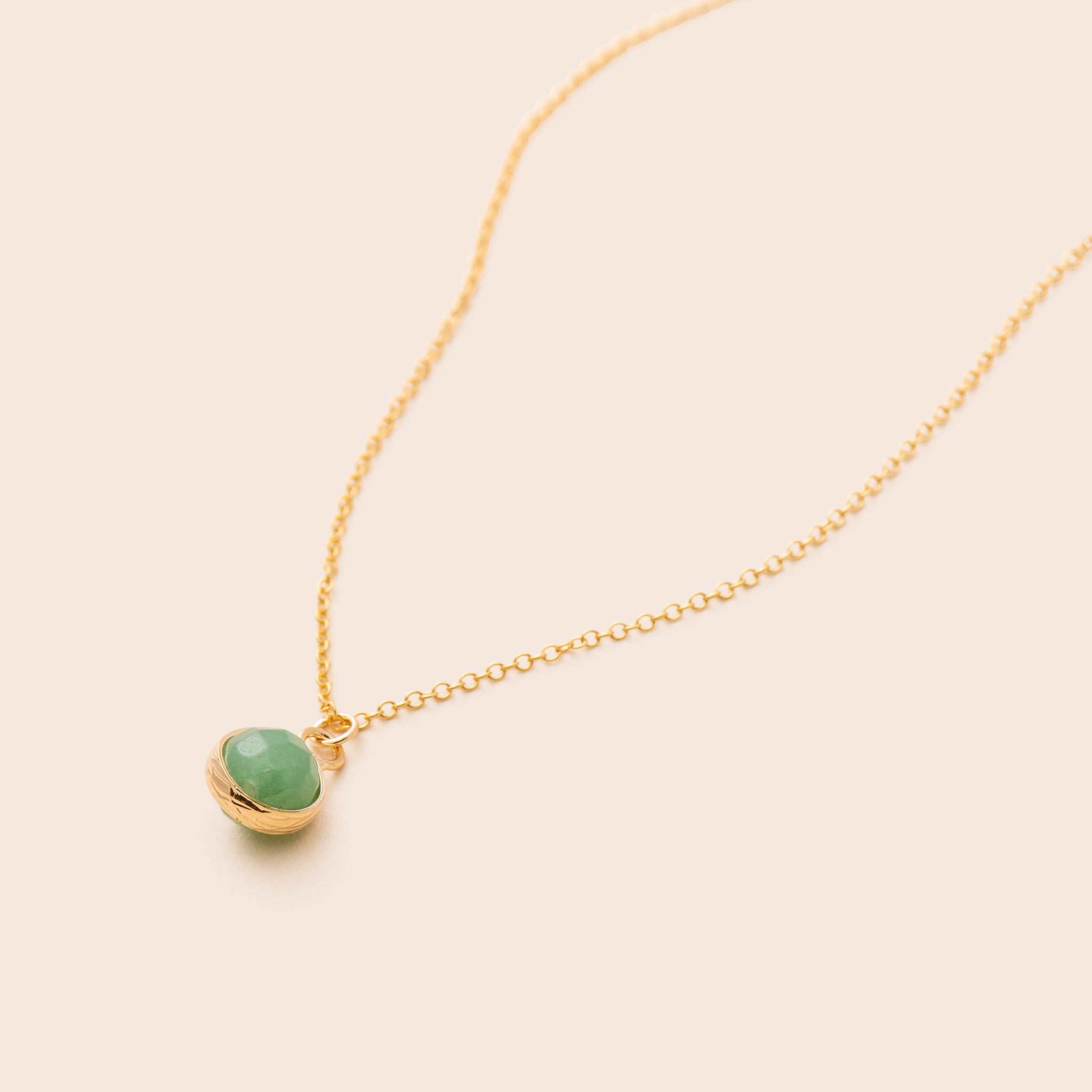 Aventurine Ball Necklace - Gemlet