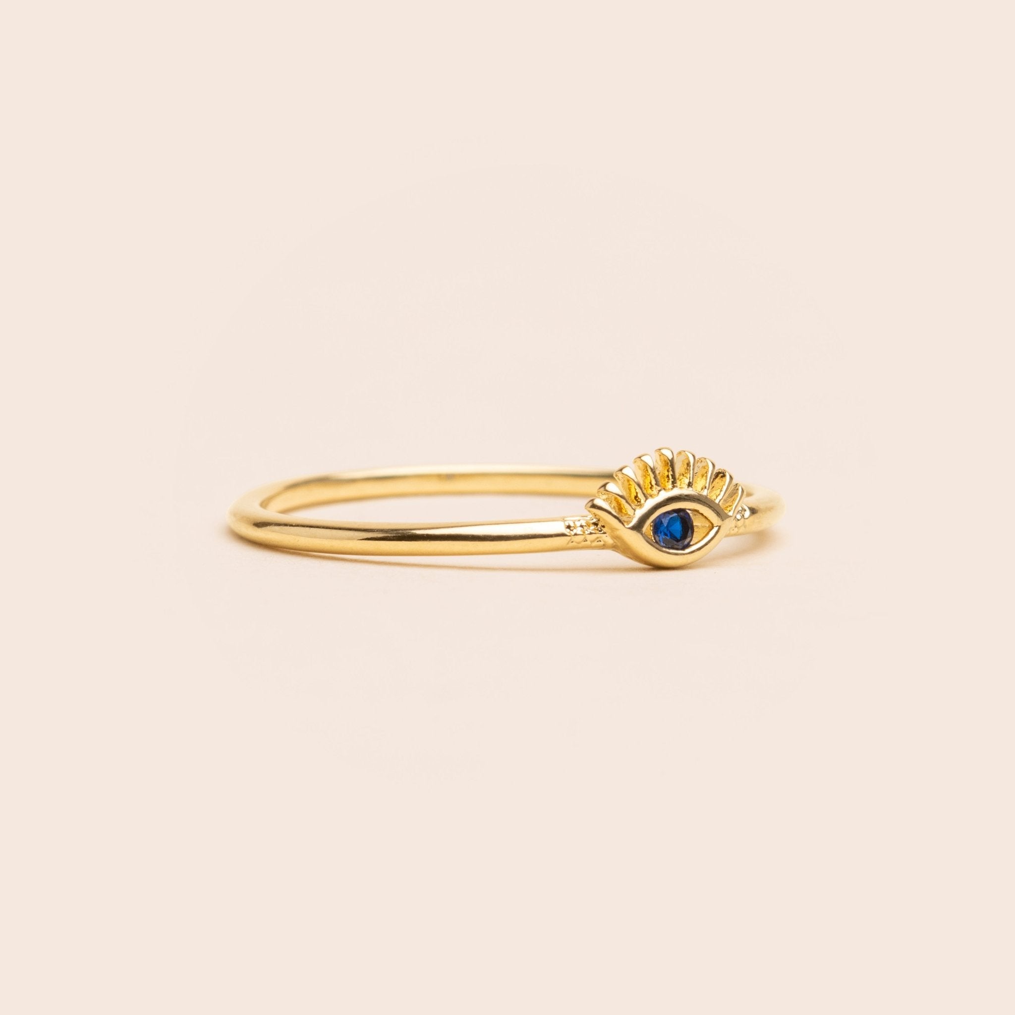 Gold Evil Eye Ring - Gemlet