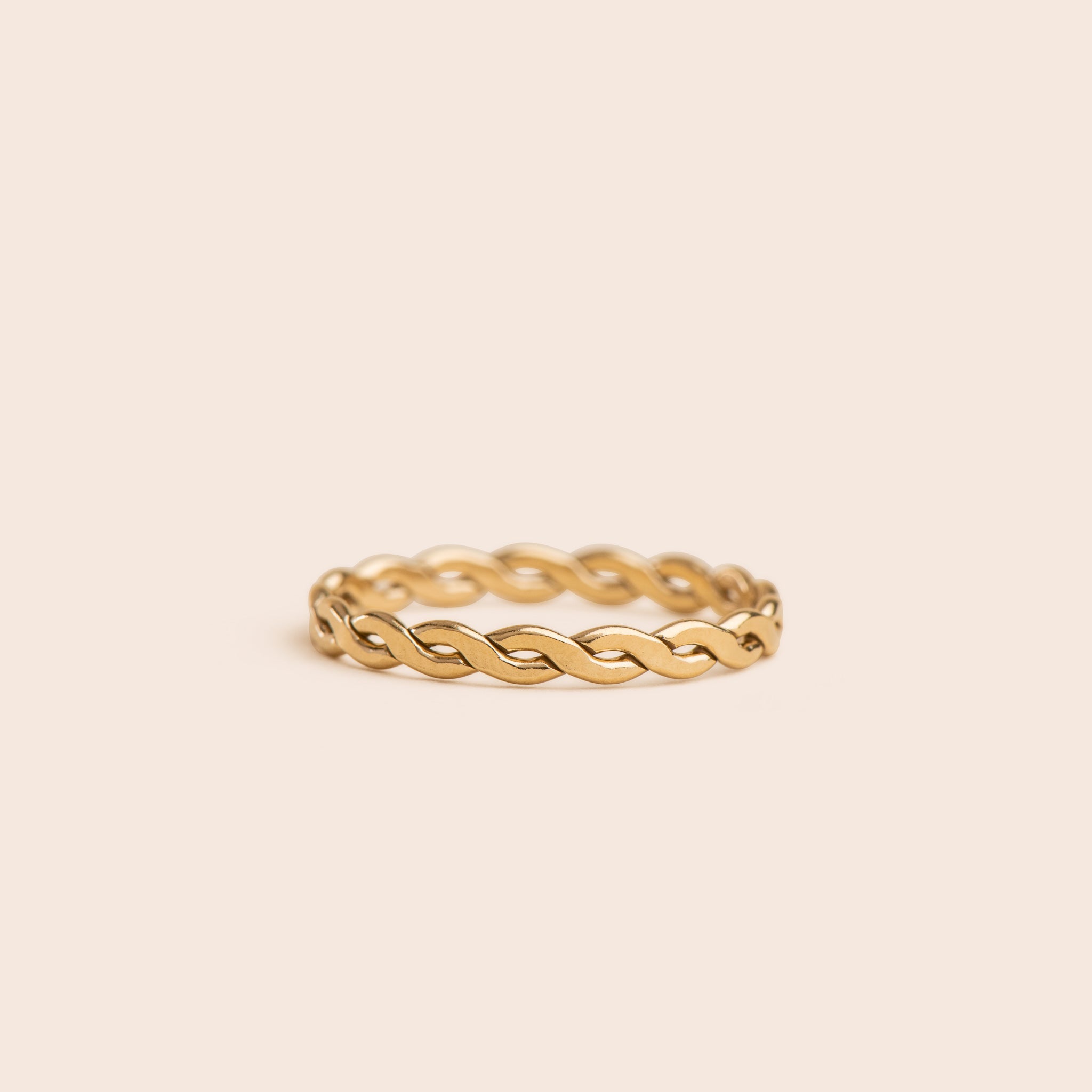 Infinity Twist - Gold Filled Stacking Ring - Gemlet