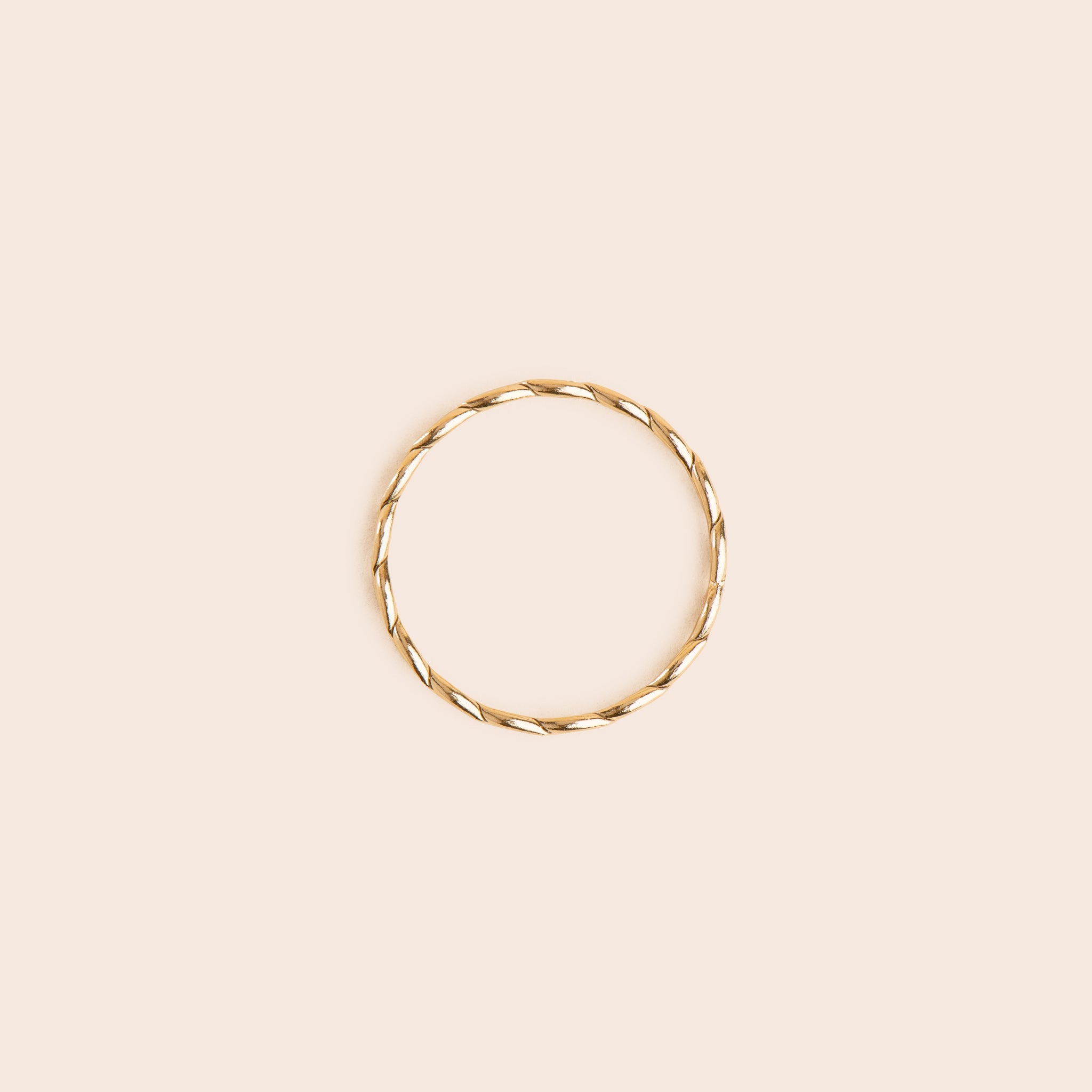 Infinity Twist - Gold Filled Stacking Ring - Gemlet