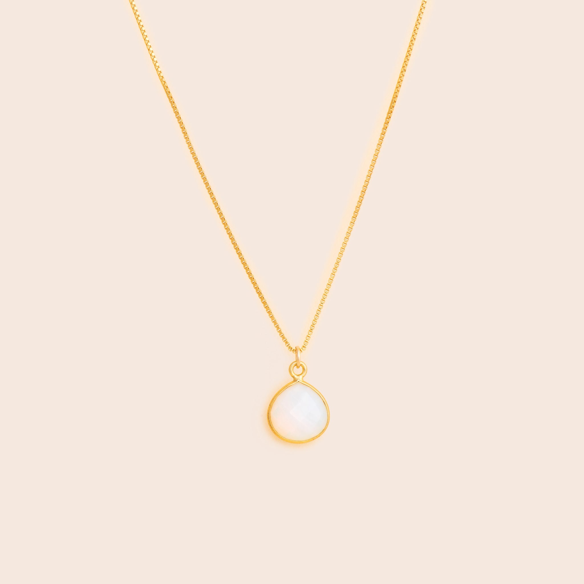 Opalite Briolette Necklace - Gemlet