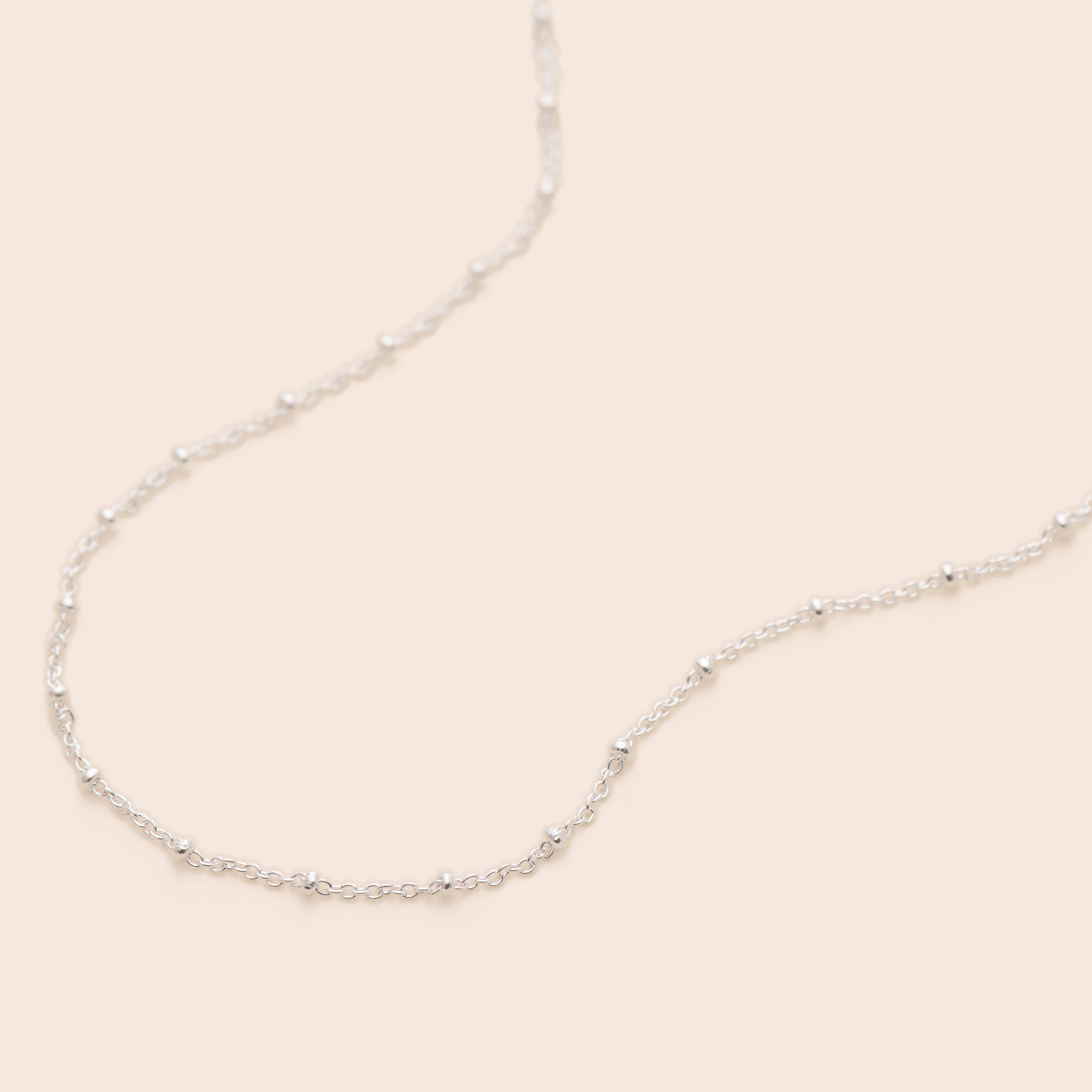 Silver Satellite Chain Necklace - Gemlet