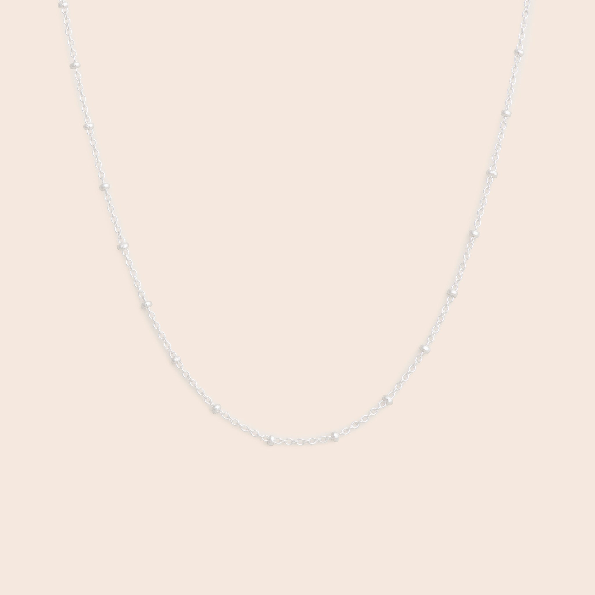 Silver Satellite Chain Necklace - Gemlet
